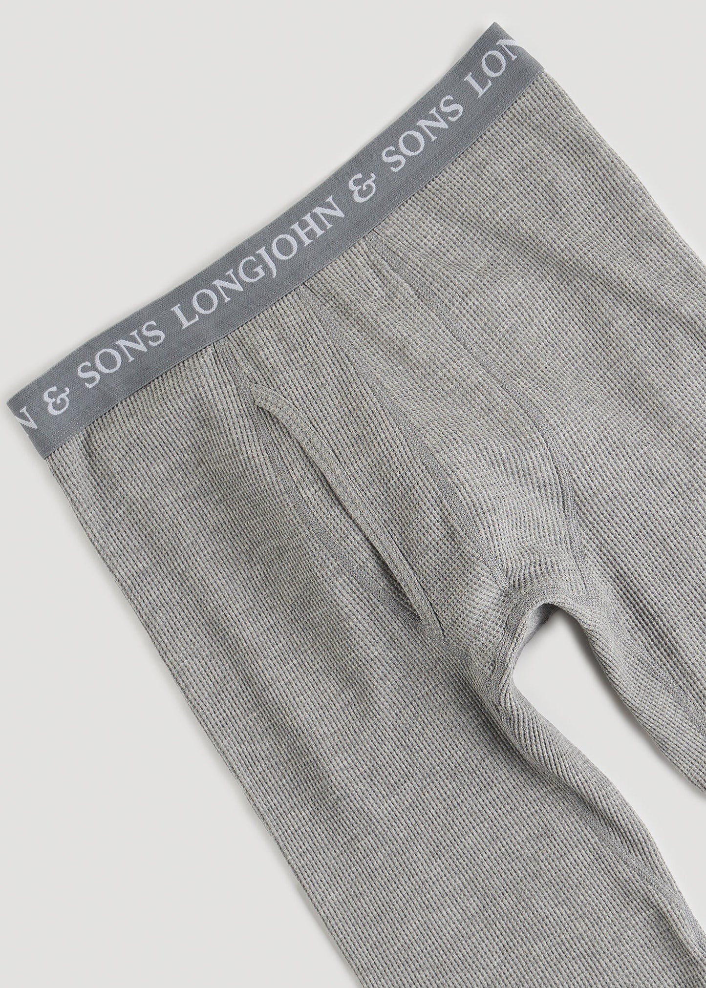 LJ&S Long Thermal Underwear for Tall Men in Grey Mix - Bottoms for Tall Men
