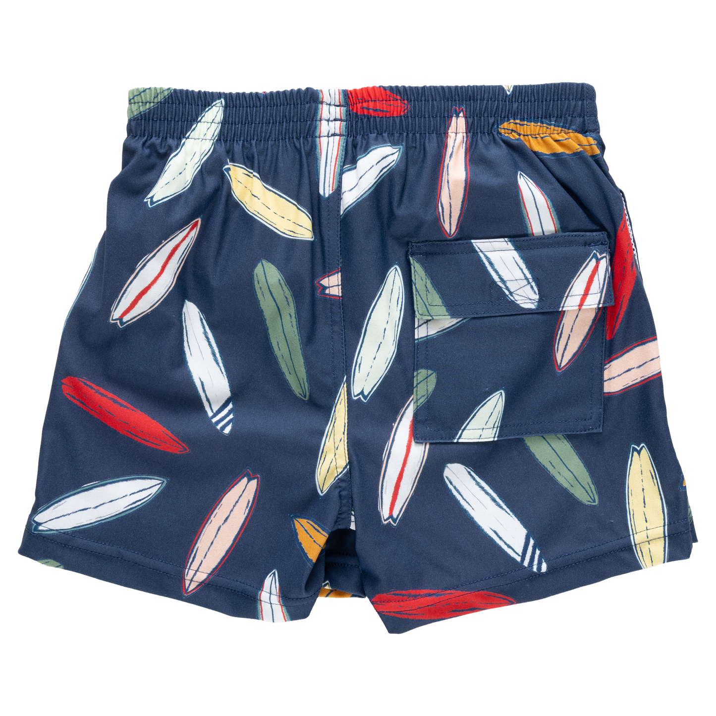 Boys Swim Trunk - Navy Surfboard
