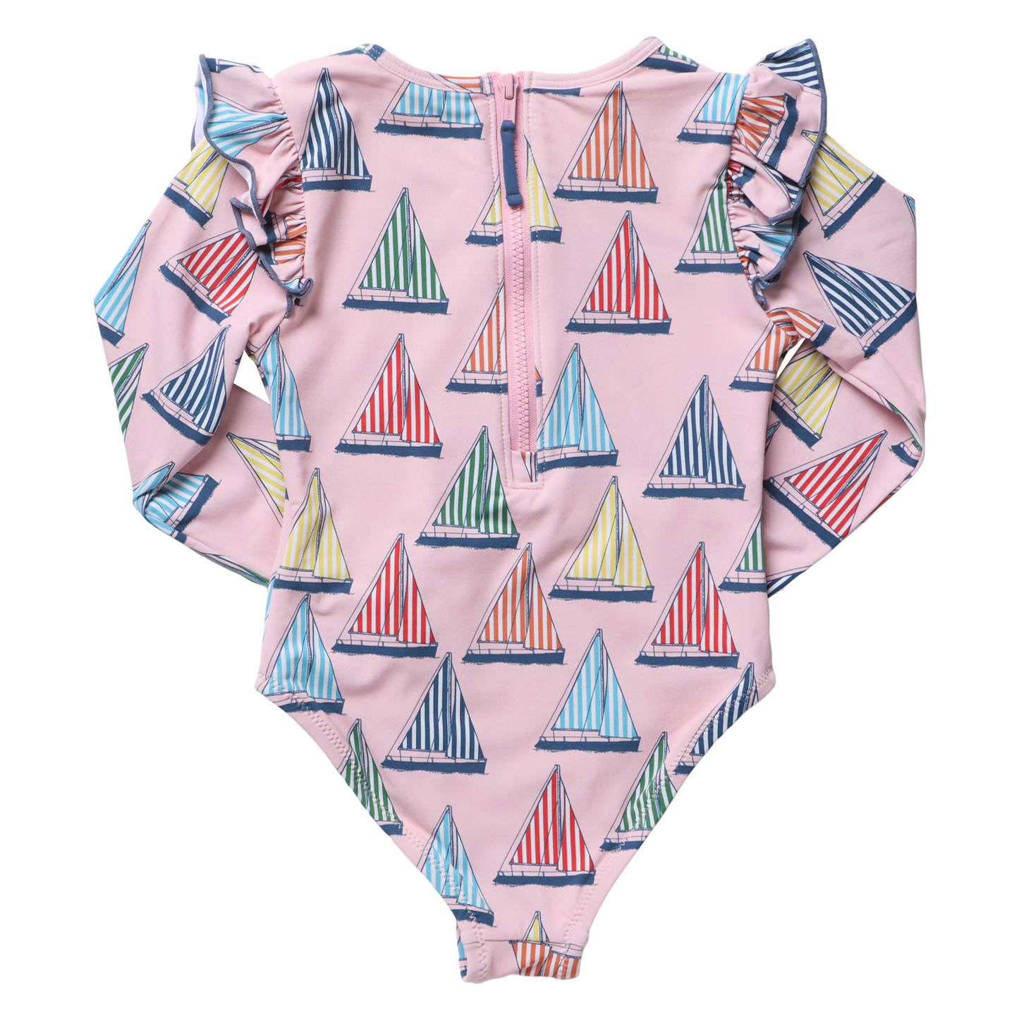 Girls Rachel Suit - Pink Regatta