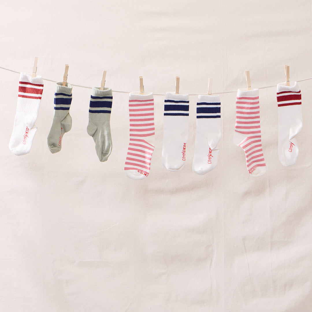 Scooter Tube Sock - White Navy