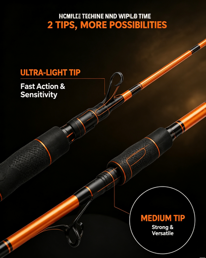 Carbon Fiber Casting Rod & Reel Combo | Lightweight Fishing Setup