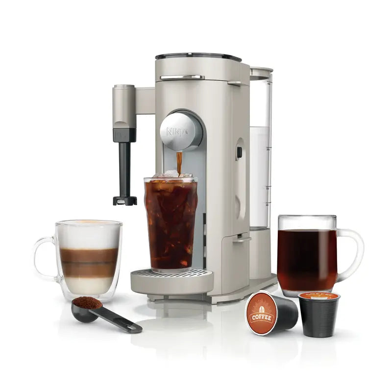 7-in-1 Coffee Maker With Built-In Milk Frother | K-Cup Compatible