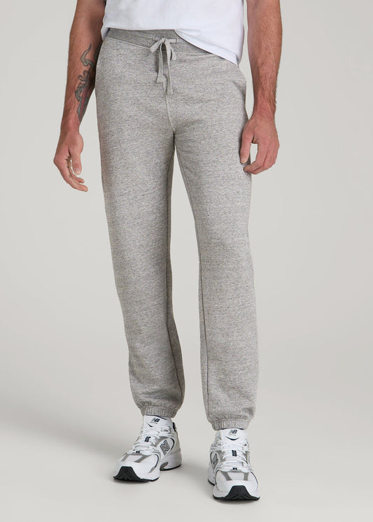 Wearever 2.0 Fleece Sweatpants for Tall Men in Heathered Grey