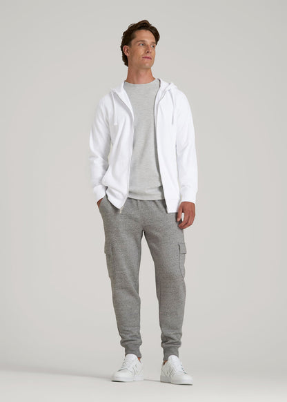Wearever 2.0 French Terry Full-Zip Hoodie for Tall Men in White
