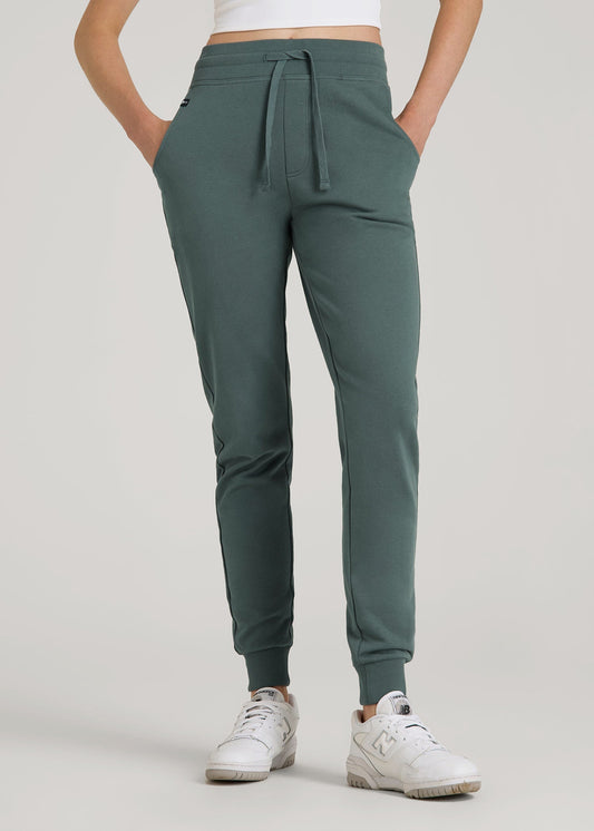 Wearever 2.0 French Terry Joggers for Tall Women in Balsam Green