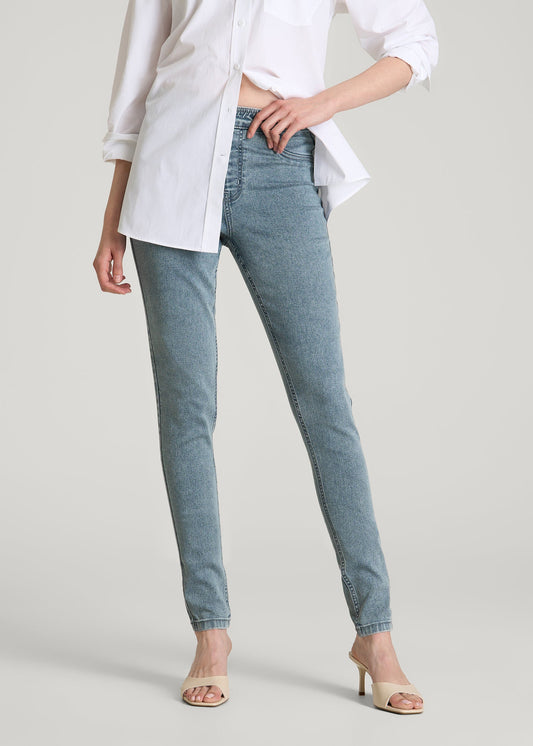 Women's Jeggings for Tall Women in Perfect Blue
