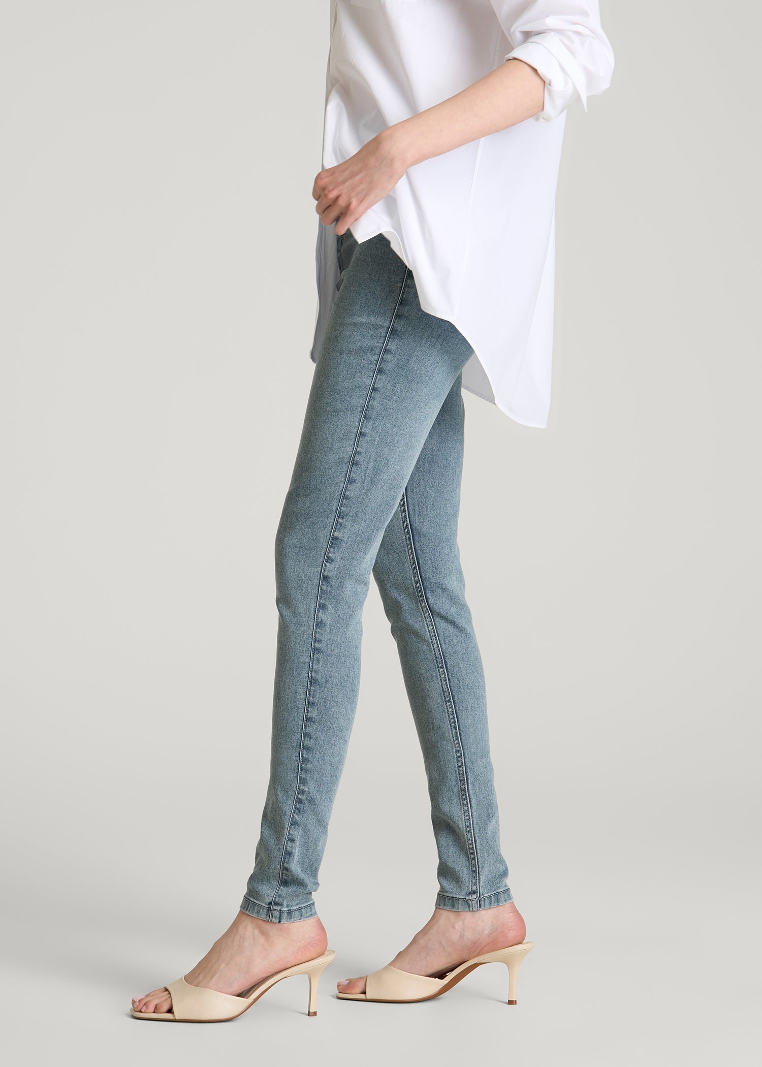 Women's Jeggings for Tall Women in Perfect Blue