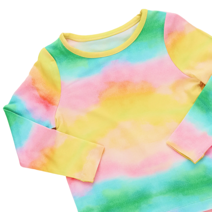 Kids Bamboo PJ Set - Tie Dye