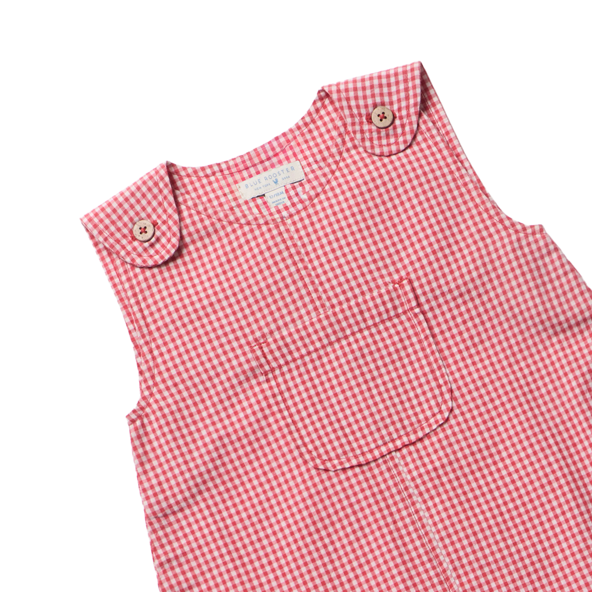 Baby Boys Noah Jumper - Red Gingham