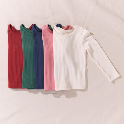 Seesaw Long Sleeve Rib T-shirt - Navy