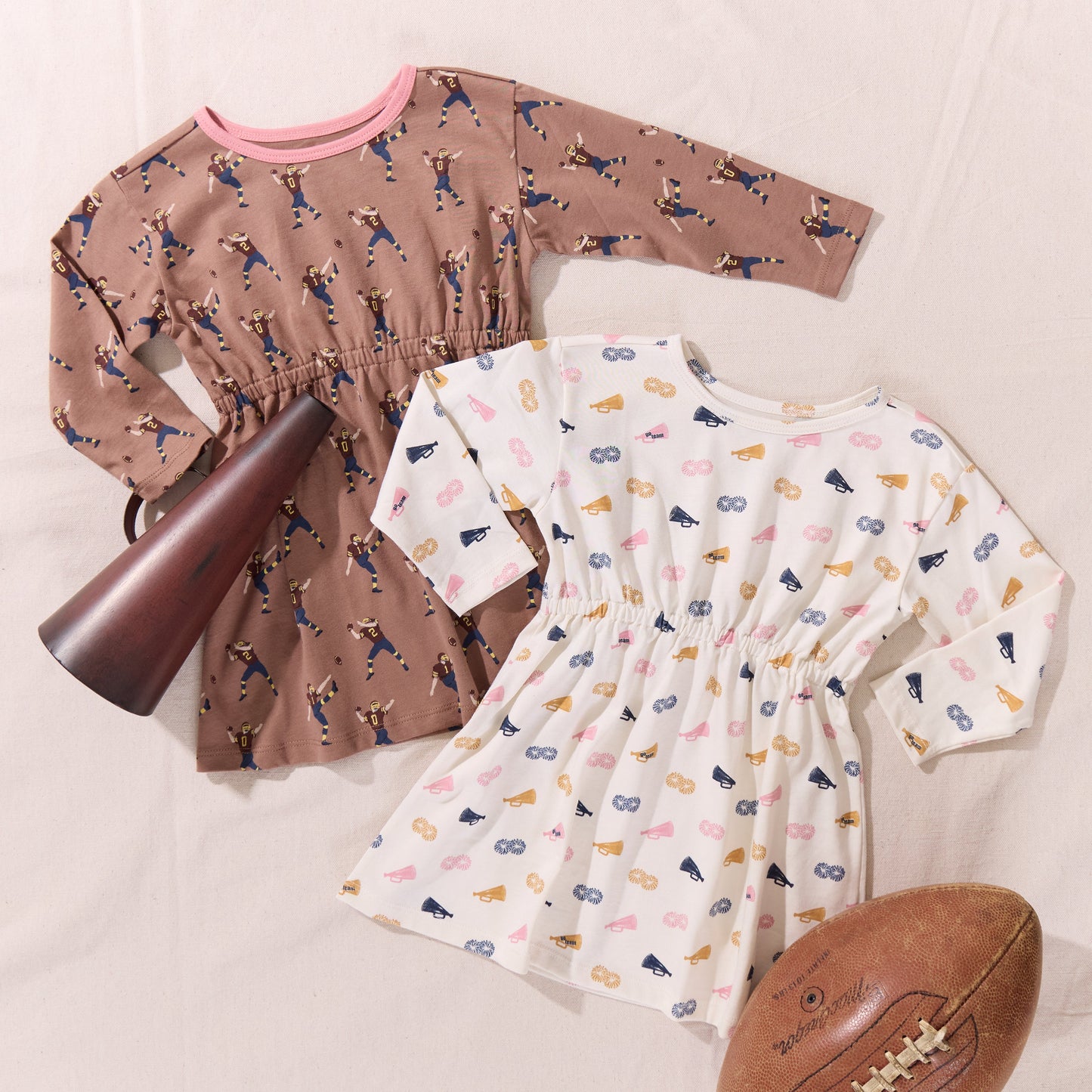 Playground Long Sleeve Dress - Football Player