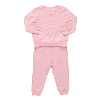 Baby Jax Jogger Set - Powder Pink