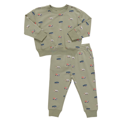 Baby Jax Jogger Set - Dump Trucks
