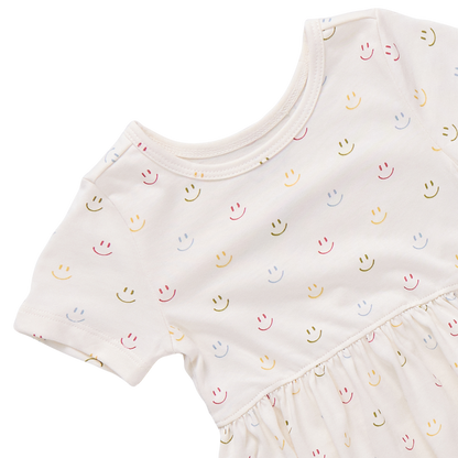 Sunny Dress - Rainbow Smiley