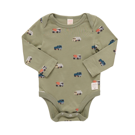 Baby Wonder Bodysuit - Trucks