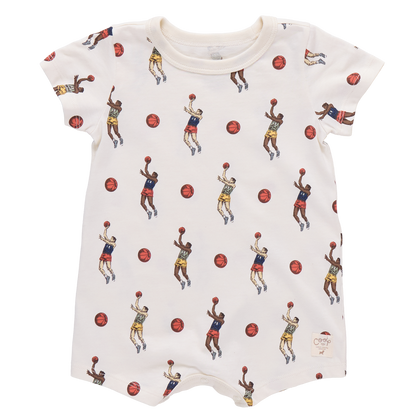 Baby Adventure Romper - Basketball
