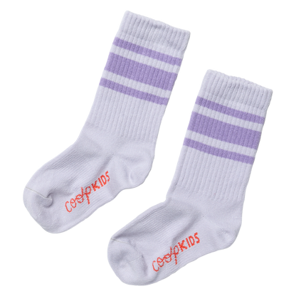 Scooter Tube Sock - Purple Stripe