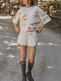 FREE PEOPLE Mountain View Graphic Tee