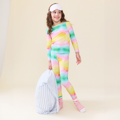 Kids Bamboo PJ Set - Tie Dye
