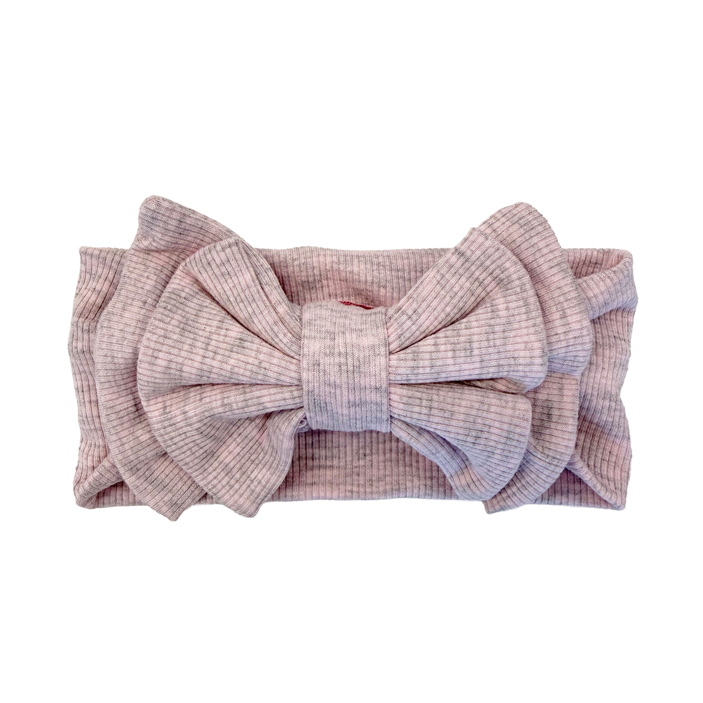 Cotton Jersey Rib Bow Band: Heather