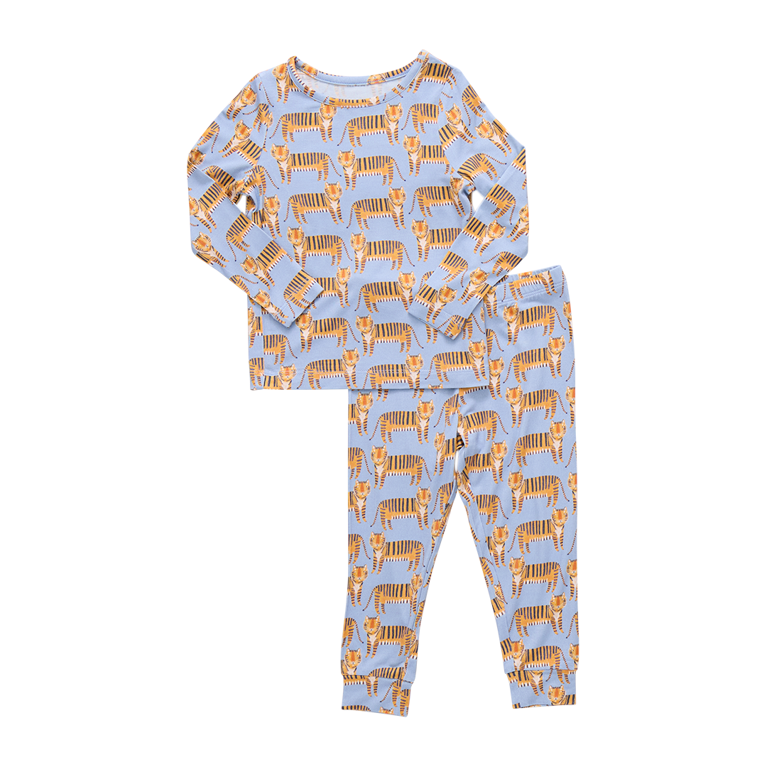 Kids Bamboo PJ Set - Tigers