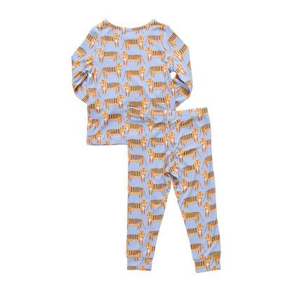 Kids Bamboo PJ Set - Tigers