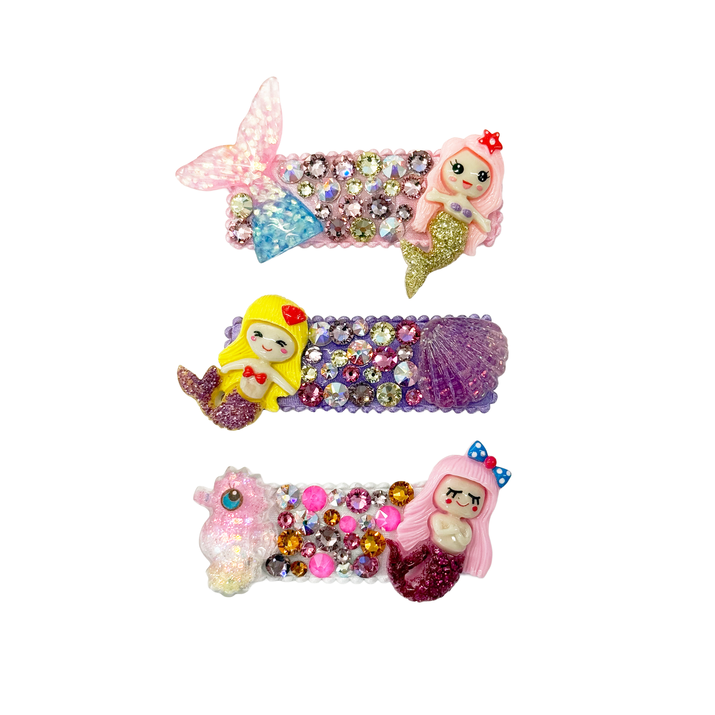 3 Pack Clip Set: Mermaids