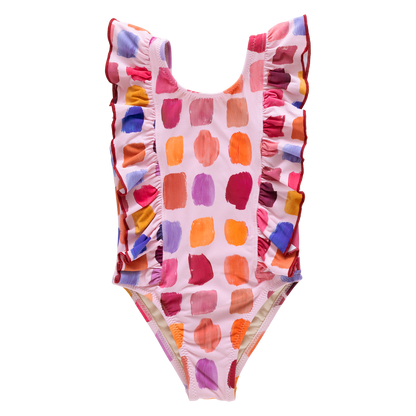 Girls Katniss Suit - Pink Paint Swatches