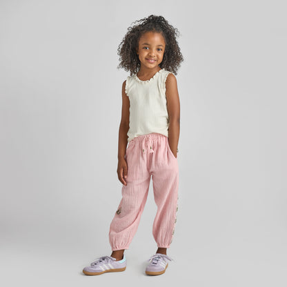 Girls Kiran Pant - Carol Blush