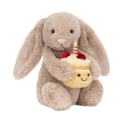 Bashful Beige Bunny "Birthday"
