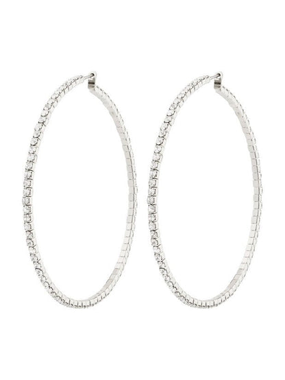 PILGRIM Sidney Crystal Hoop Earrings