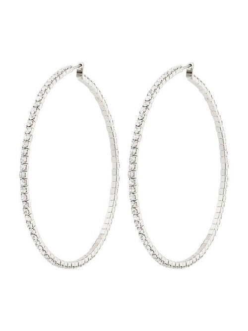PILGRIM Sidney Crystal Hoop Earrings
