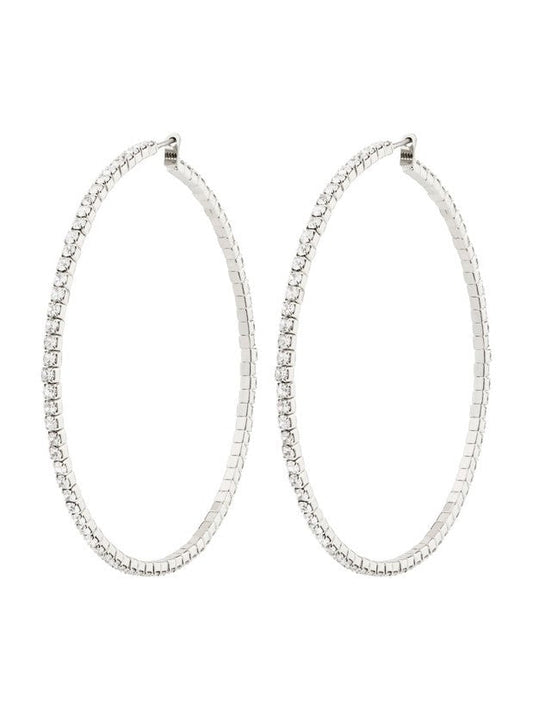 PILGRIM Sidney Crystal Hoop Earrings