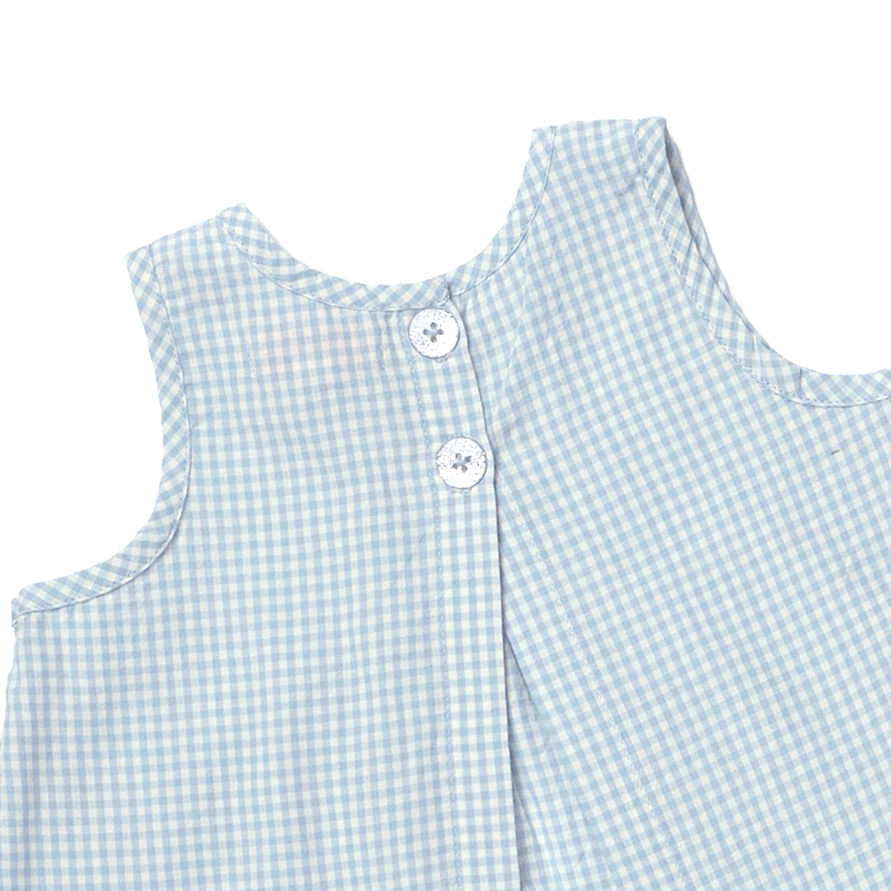 Baby Girls Jaipur 2-Piece Set - Light Blue Gingham