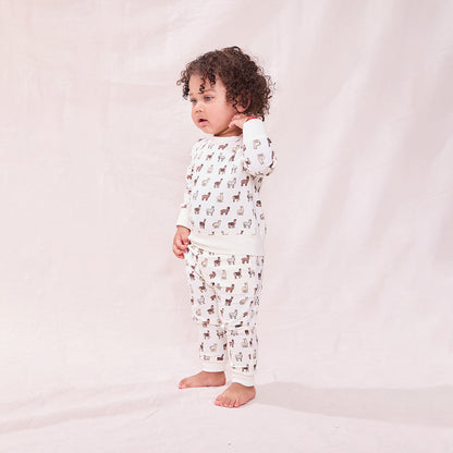 Baby Jax Jogger Set - Powder Pink