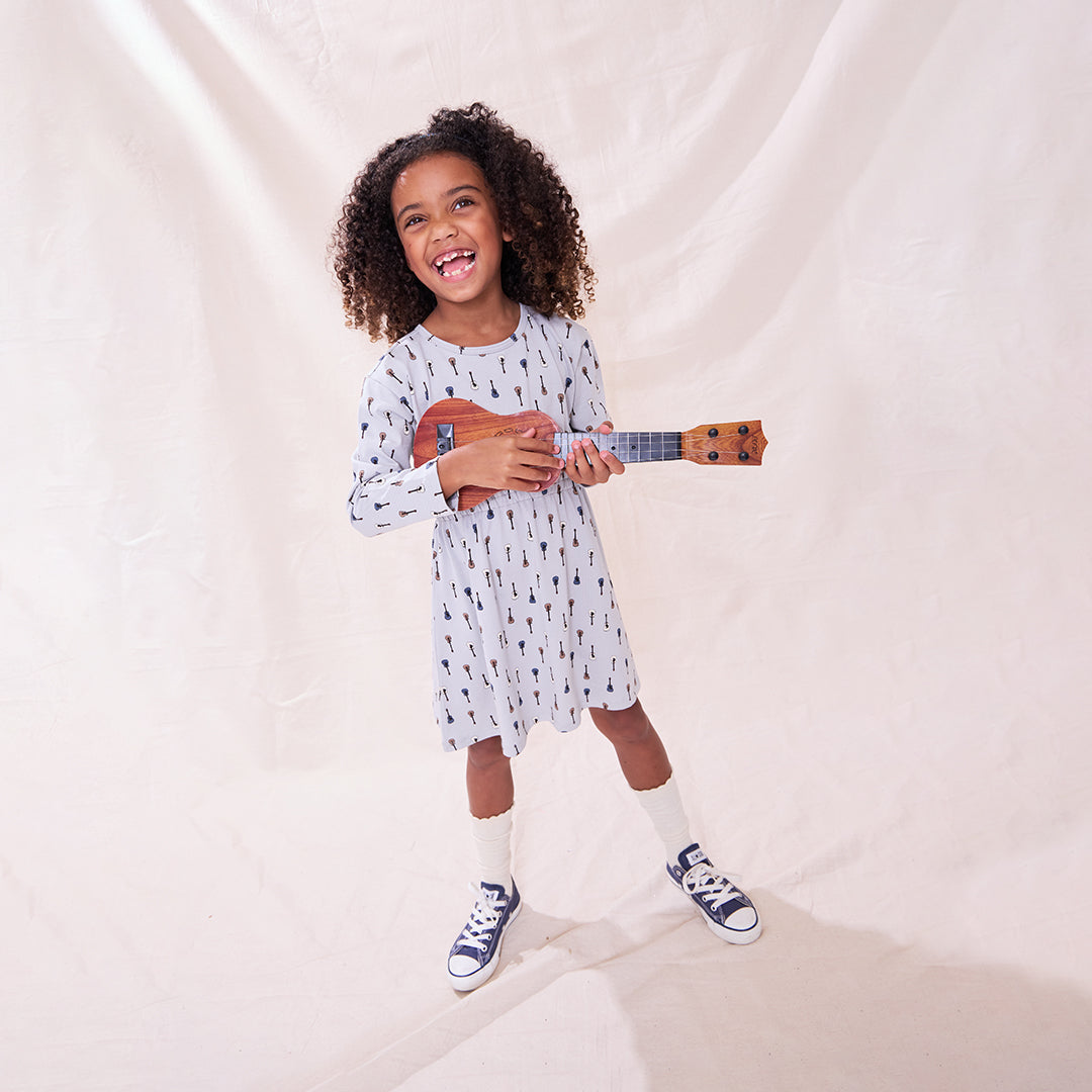 Playground Long Sleeve Dress - Tiny Vintage Guitars