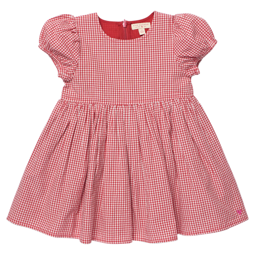 Girls Breyton Dress - Red Gingham