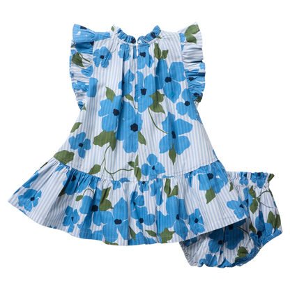 Baby Girls Harper Dress Set - Hibiscus Floral