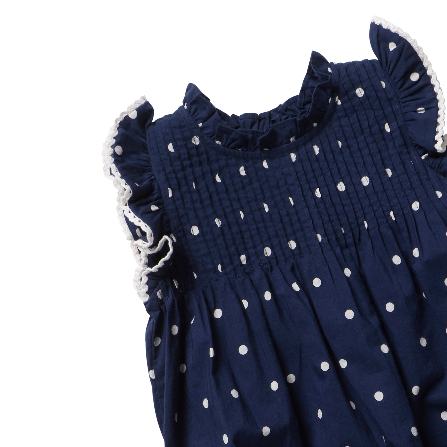 Baby Girls Jaipur Bubble - Navy Dot