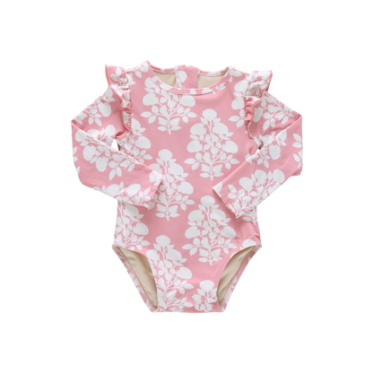 Baby Girls Rachel Suit - Pink Bouquet Floral