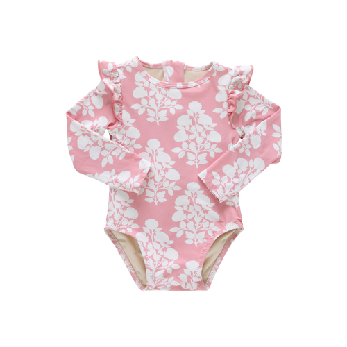 Baby Girls Rachel Suit - Pink Bouquet Floral