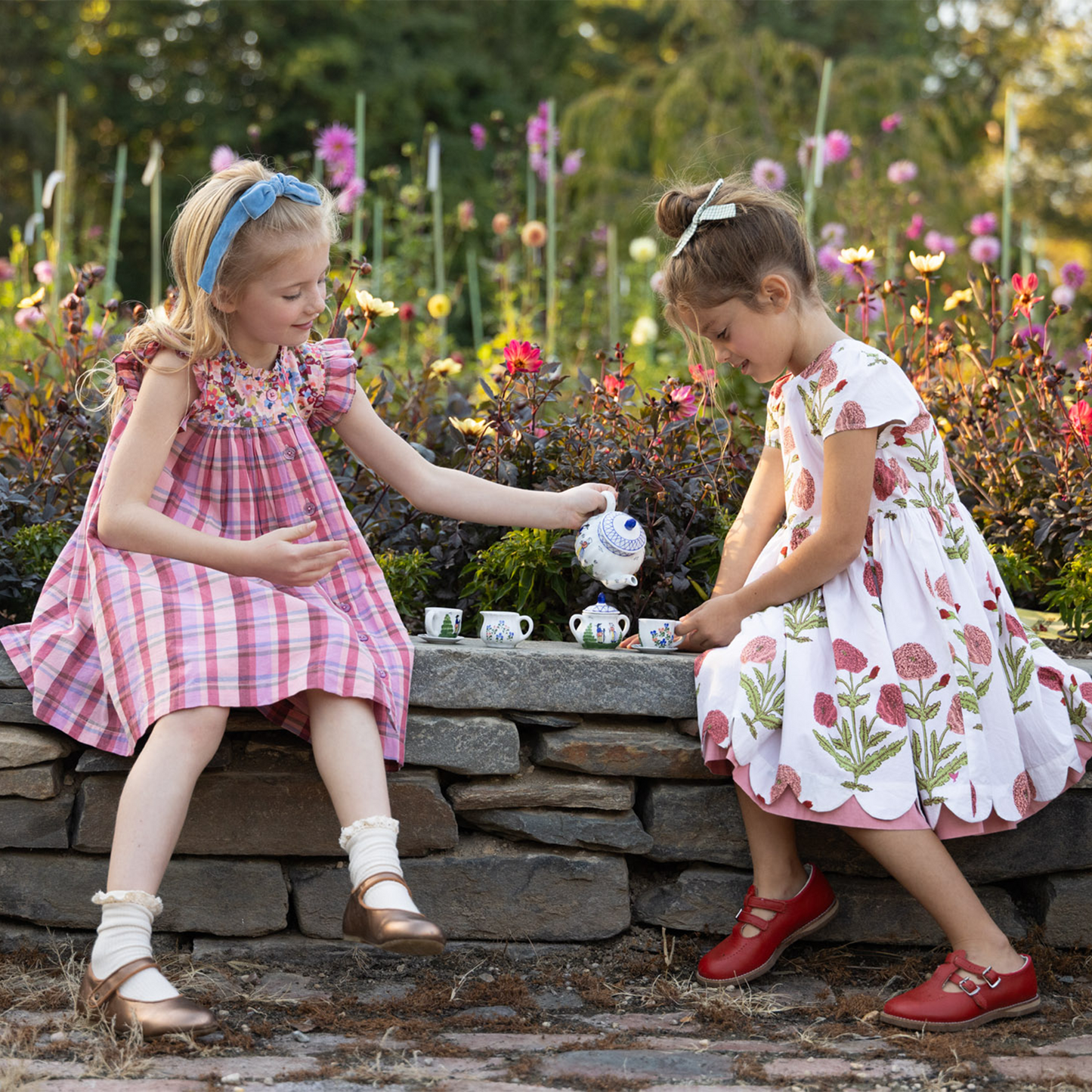 Girls Marisol Dress - Rose Dandelion