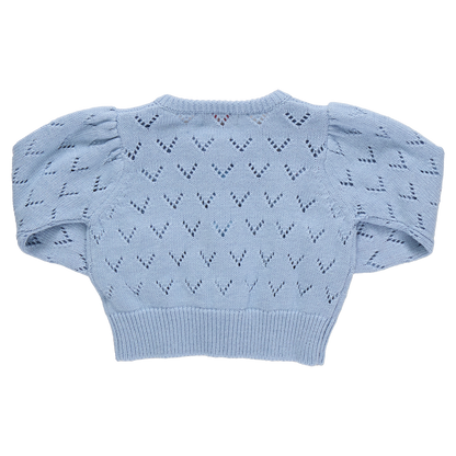 Girls Sadie Sweater - Light Blue
