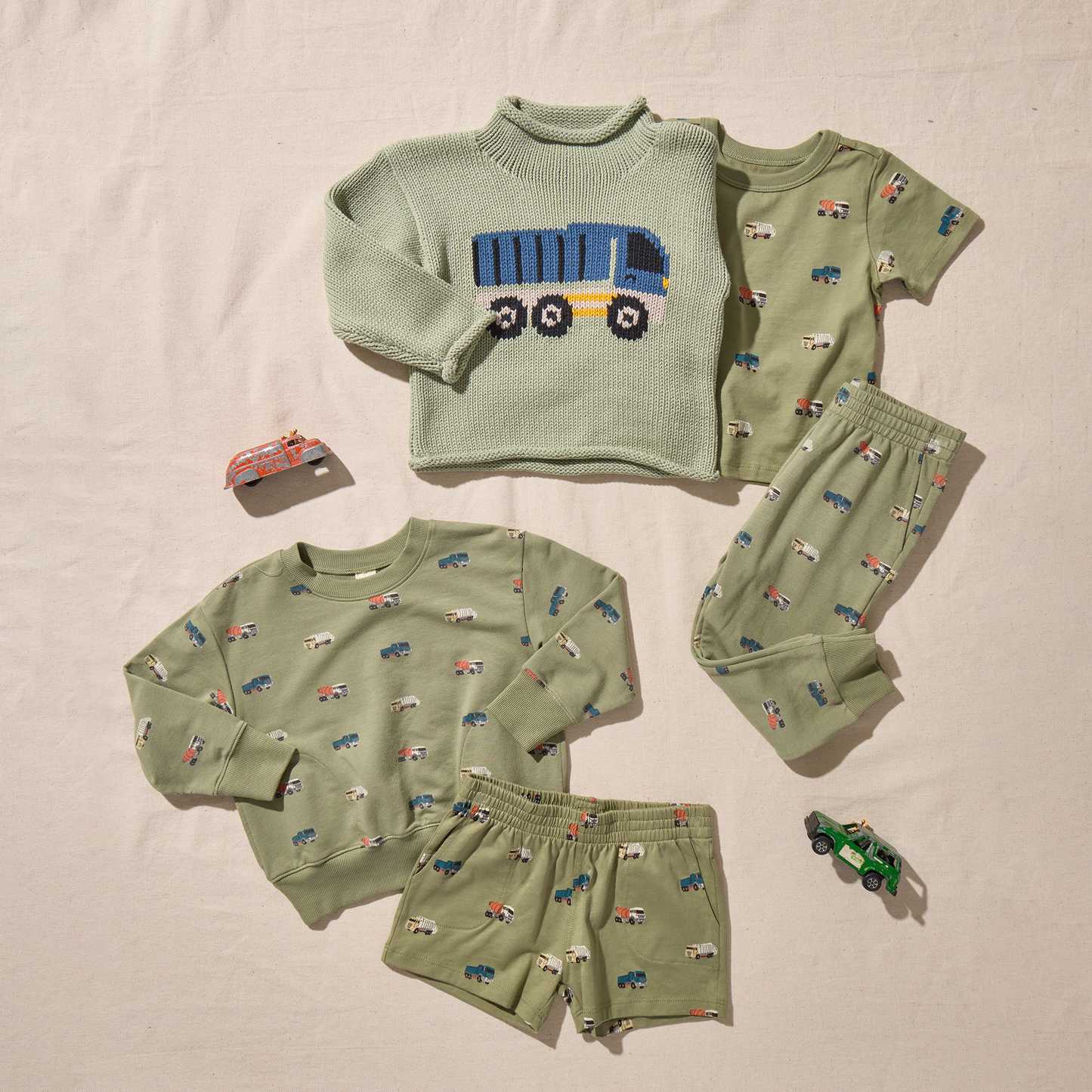 Classic Sweater - Dump Trucks