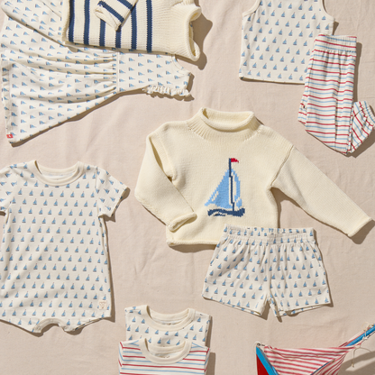 Classic Sweater - Sailboats