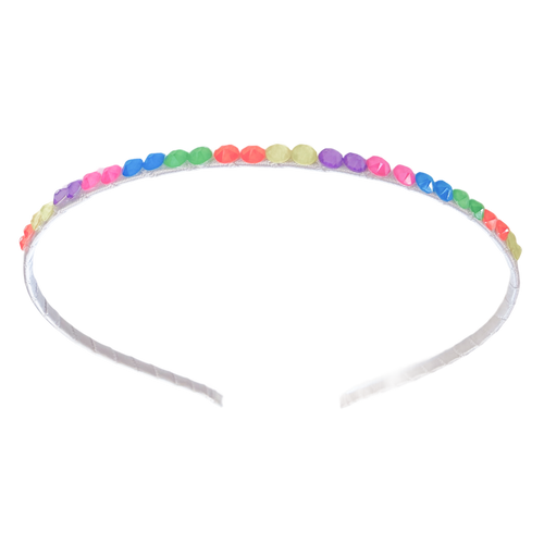Fully Crystalized Headband - Neon Multi