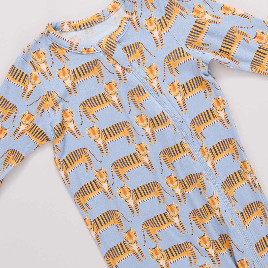 Baby Bamboo Romper - Tigers