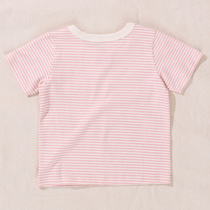 Adventure T-Shirt - Pink Stripe