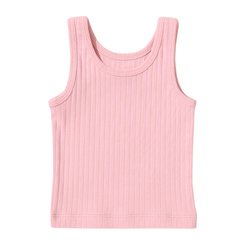 Baby Joy Rib Tank - Powder Pink