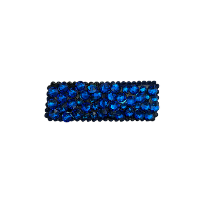Crystal Snap Clip - Cobalt